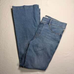 Spanx - Kick Flare Jeans, Vintage Indigo Women’s Size L Pull On